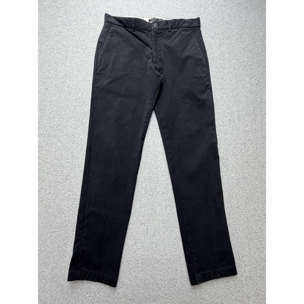 Club Monaco Pants Mens 32x31 Black Connor Fit Stretch Chino Casual Everyday
